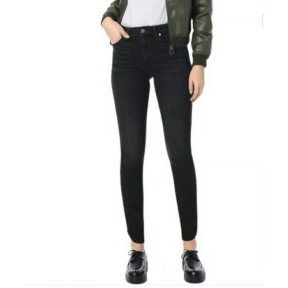 Joe's Jeans Denim - Joe's Jeans Charlie Ruched Hem Skinnys in Luciana Black Wash Jeans Sz 31 OOO